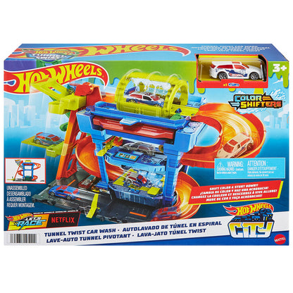 Hot Wheels City Car Wash with Color Shifters Car by Mattel.