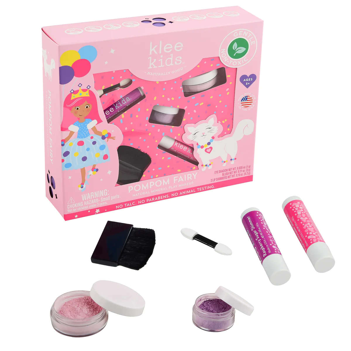 Klee Pom Pom Makeup Set