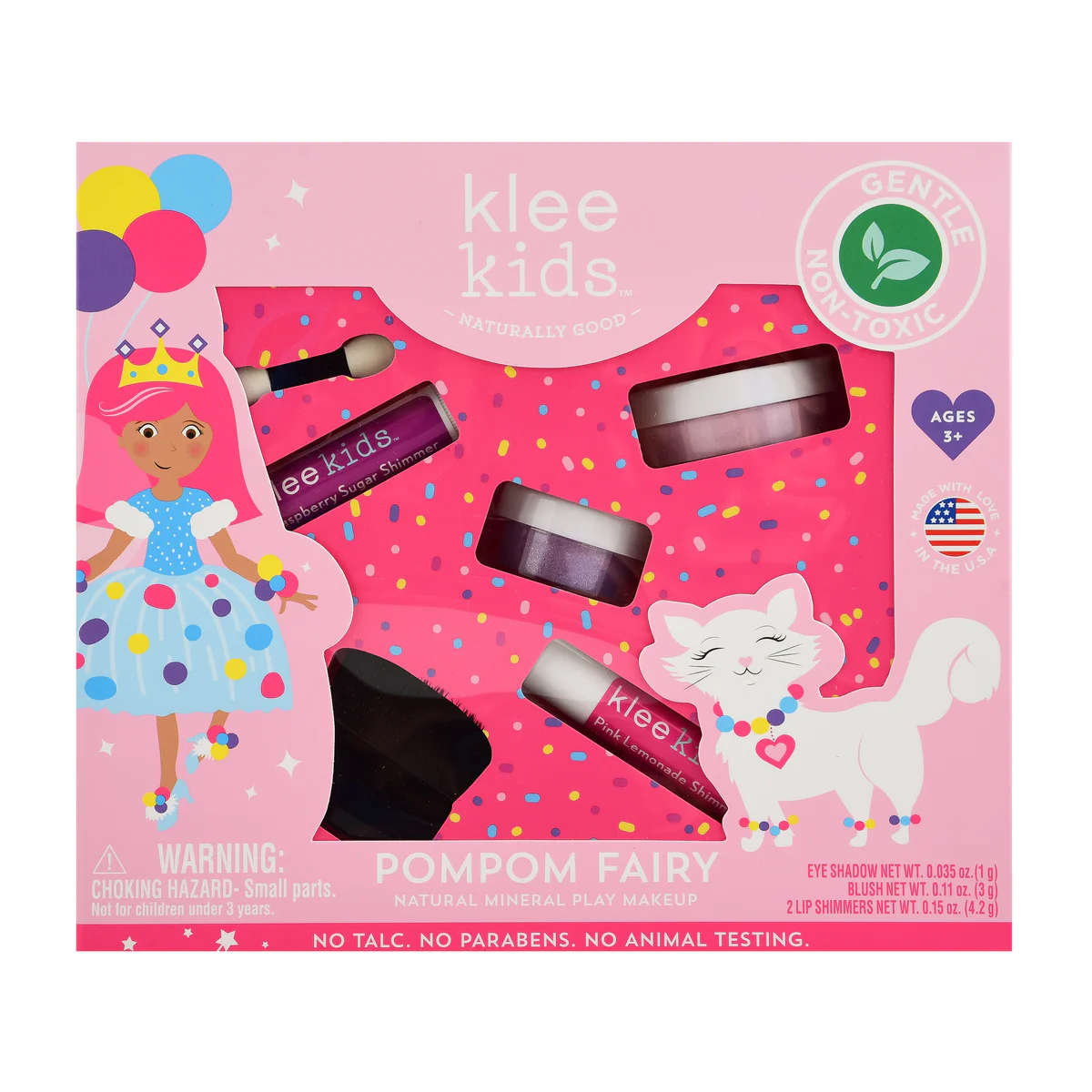 Klee Pom Pom Makeup Set