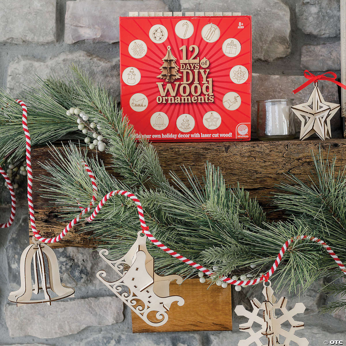 Mindware 12 Days of DIY Wood Ornaments