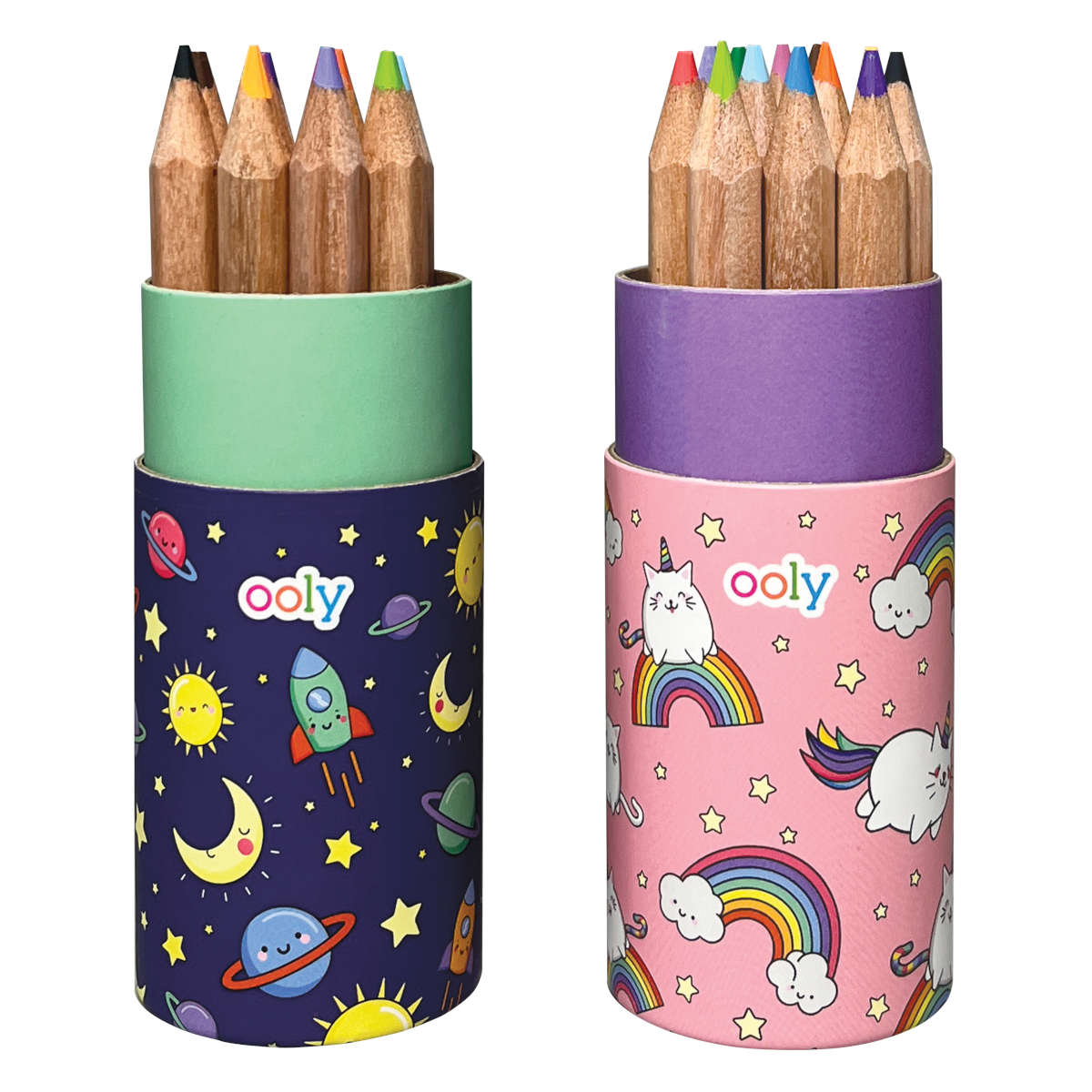 Draw 'n Doodle Mini Colored Pencils and Sharpener - Set of 12 – Happy ...