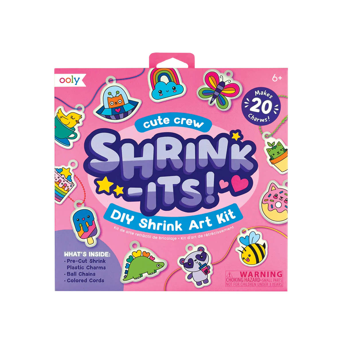 Ooly Shrink-Its DIY Shrink Art Kit - Cute Crew
