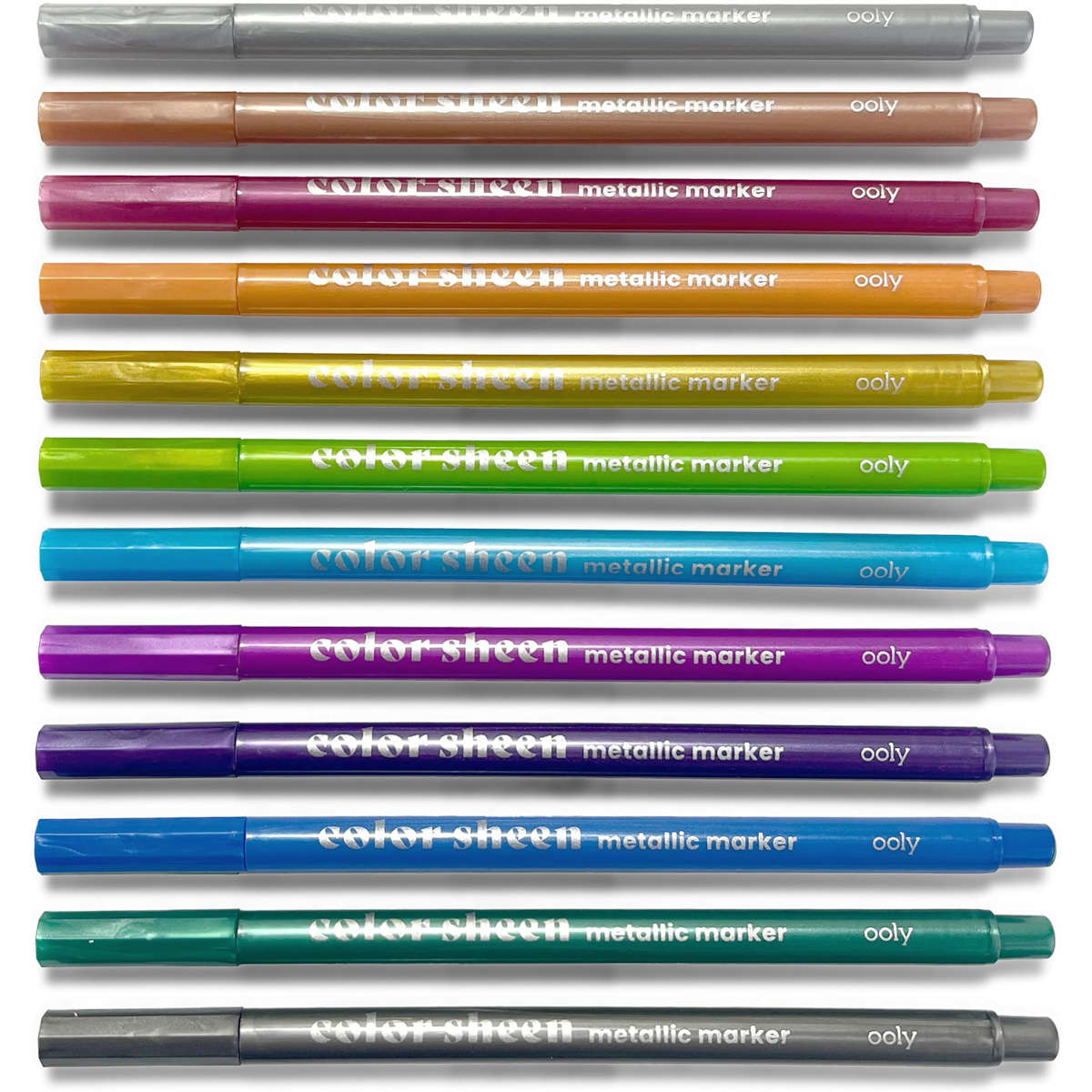 Ooly Color Sheen Metallic Felt Tip markers