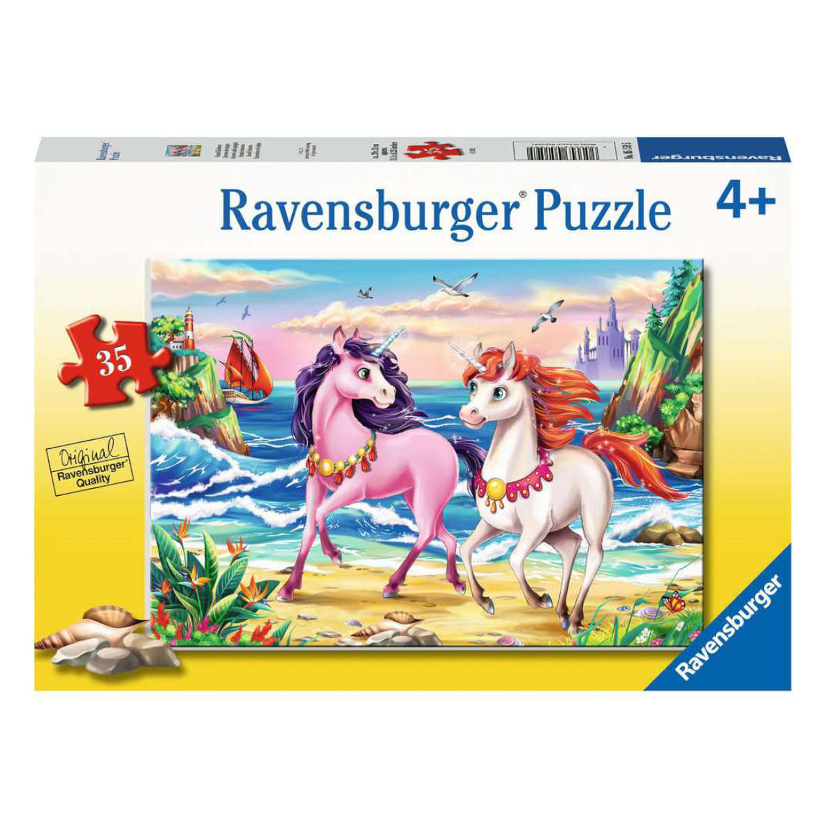 Ravensburger Beach Unicorns 35pc puzzle