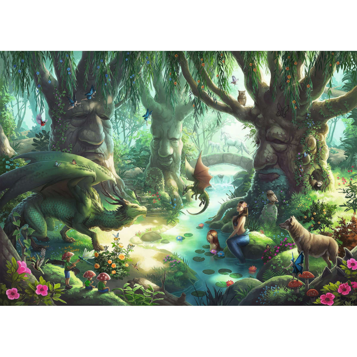Ravensburger Escape Puzzle for Kids Whipsering Woods