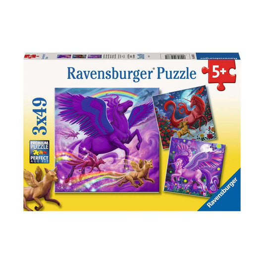 Ravensburger Mythical Majesty 3 x 49 pc puzzle