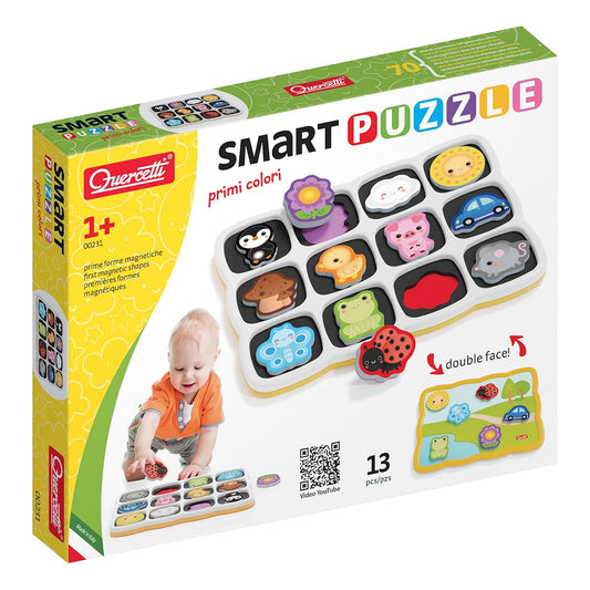 Magnetic Smart Puzzle (First Colors and Words) by Quercetti. 