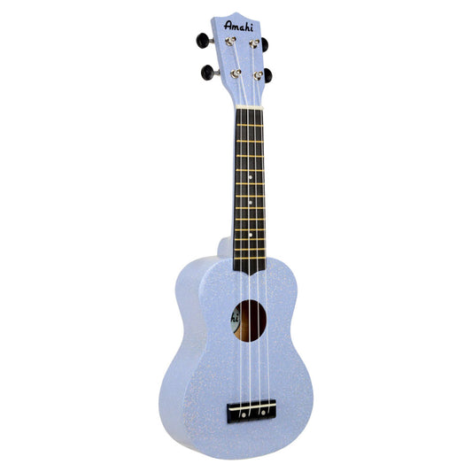 Amahi Blue Glitter Soprano Ukulele