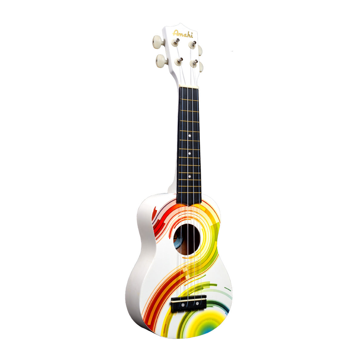 Amahi Psychedelic Painted Soprano Ukulele