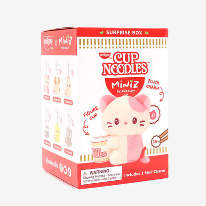 Anirollz Miniz Nissin Cup Noodles Surprise Box Plush Clips Box Front