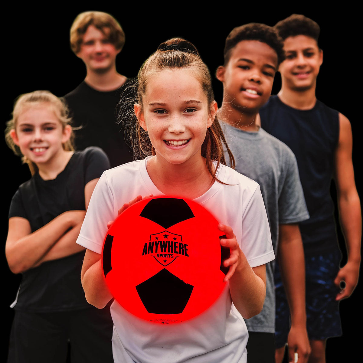 Anywhere Sports LED Light Up Soccer Ball - Size 5
