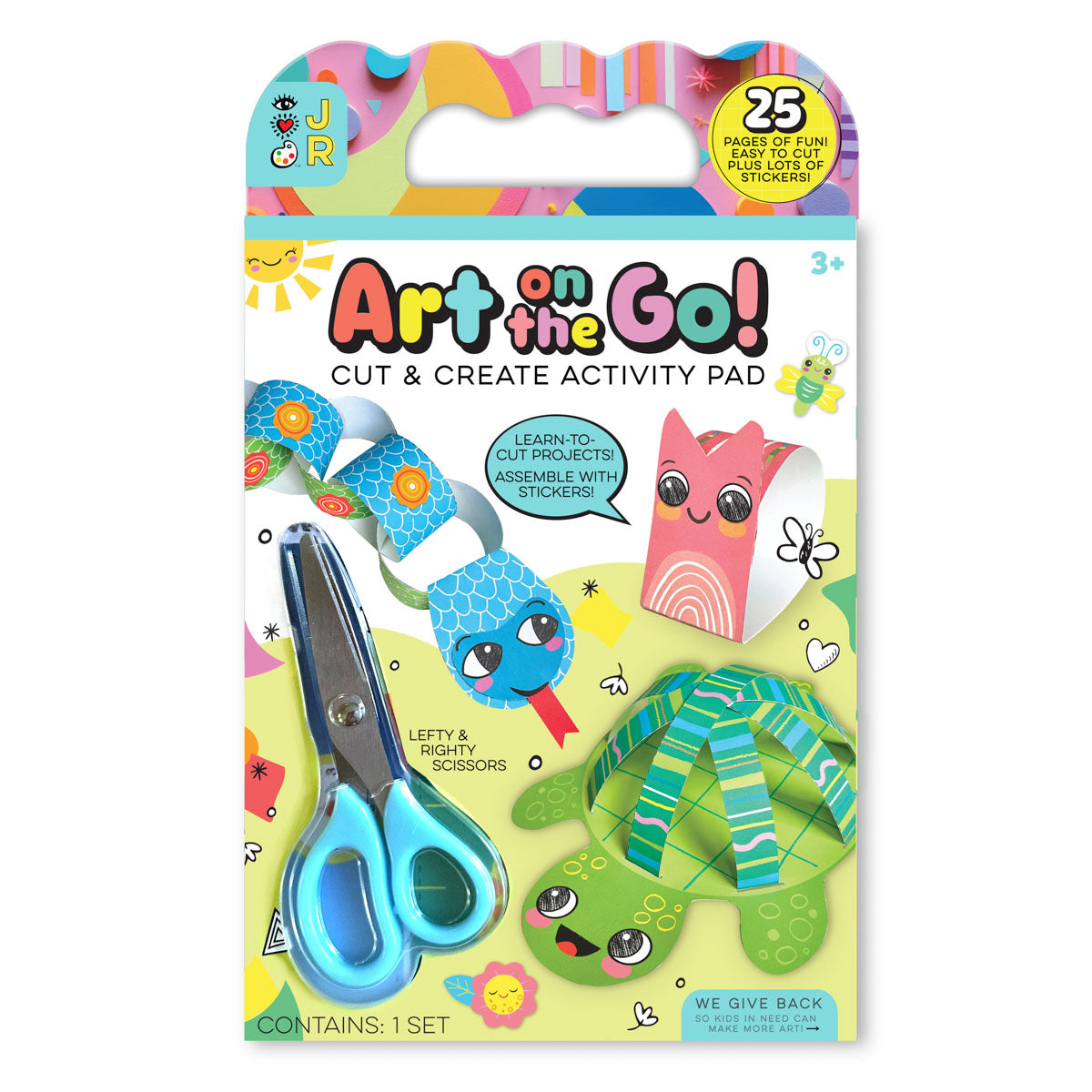 Art on the Go, cut and create activity pad by iHeartArt.