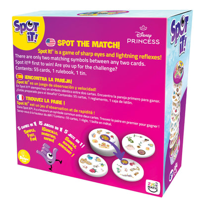 Spot It Disney Princess Card Game from Zygomatic/Dobble Games