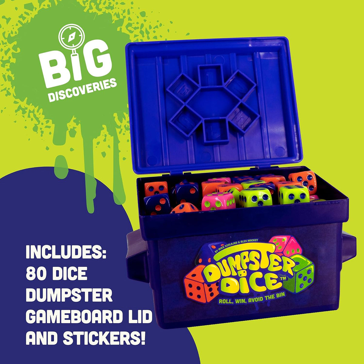 Dumpster Dice Game from Big Discoveries