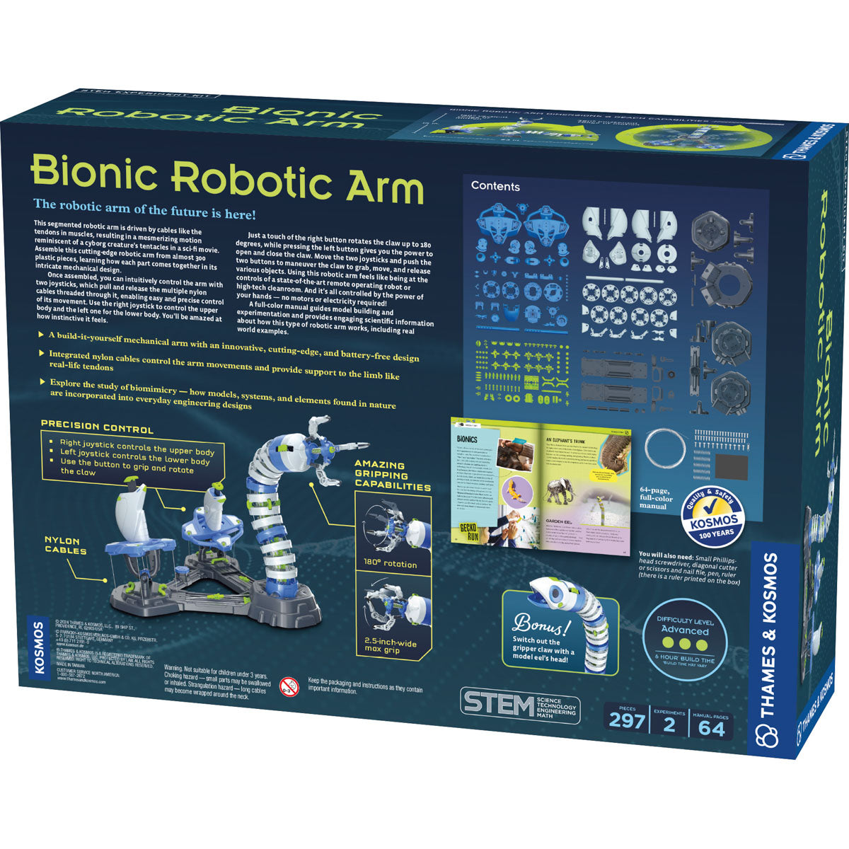 Bionic robotic arm STEM kit Thames and Kosmos