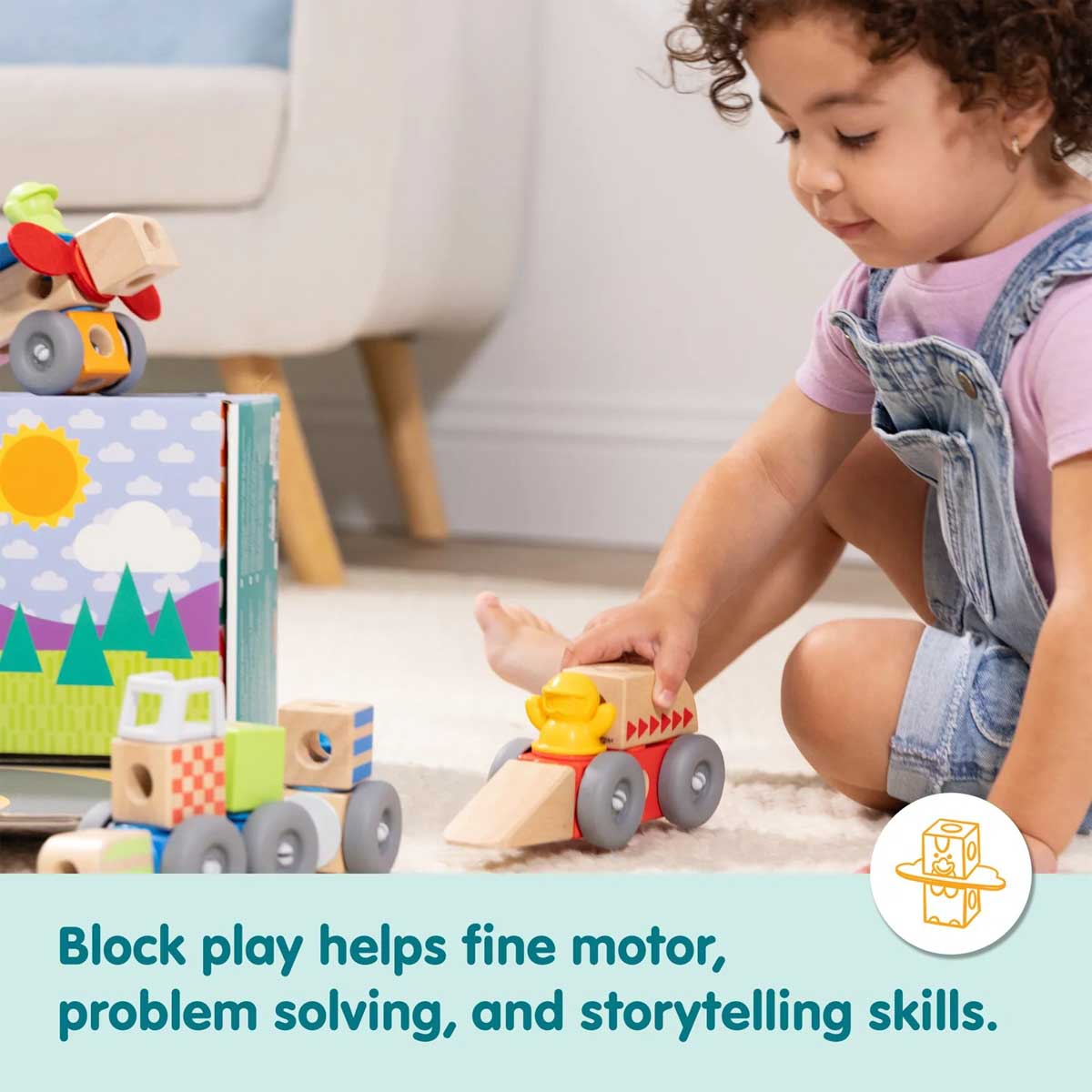 Blockables Vehicles Play Set 54 pc by Melissa & Doug