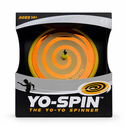 Yellow/Gold Yo-Spin Metallic Yo-Yo Spinner from Blue Orange Games