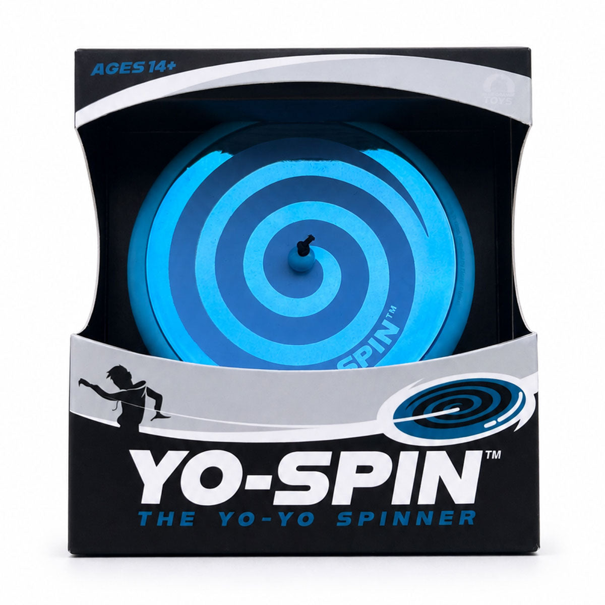 Blue Yo-Spin Metallic Yo-Yo Spinner from Blue Orange Games