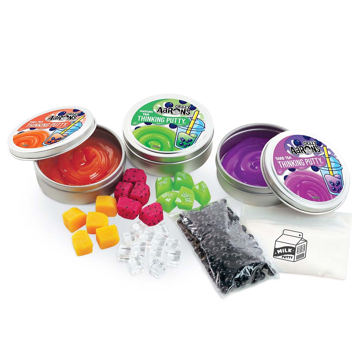 Crazy Aaron's Mixed By Me Boba Thinking Putty Kit