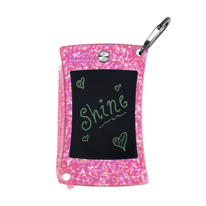 Boogie Board Pink Jot Pocket Writing Tablet Shimmer Collection