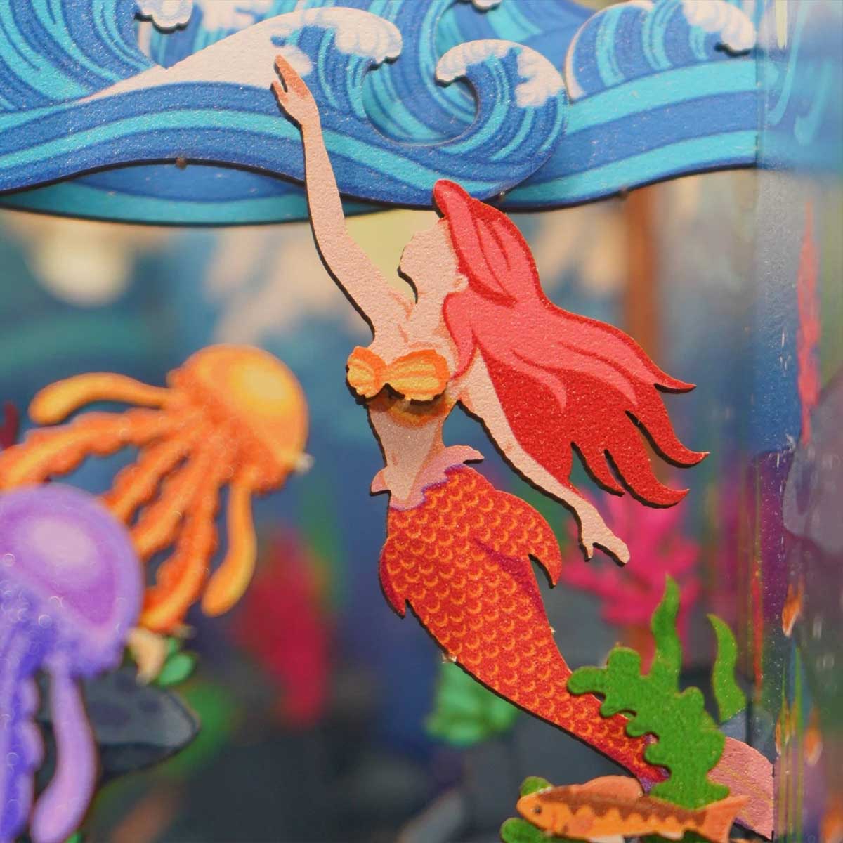 DIY Miniature Book Nook - Mermaid Story - Hands Craft