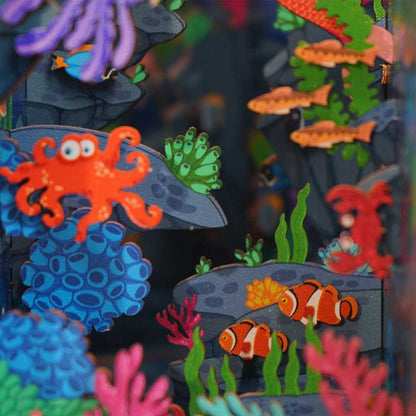 DIY Miniature Book Nook - Mermaid Story - Hands Craft