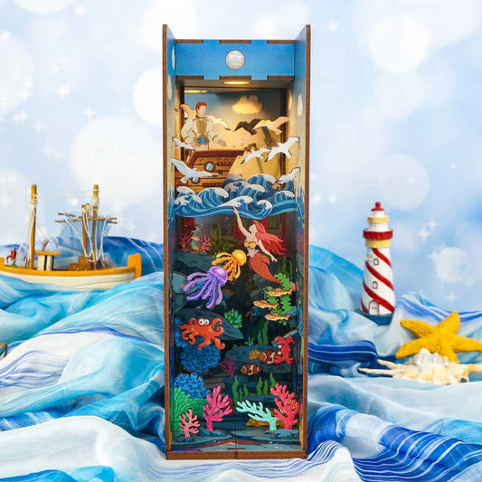 DIY Miniature Book Nook - Mermaid Story - Hands Craft