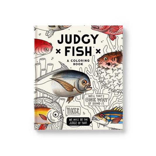 Judgy Fish Coloring Book - Brass Monkey Goods
