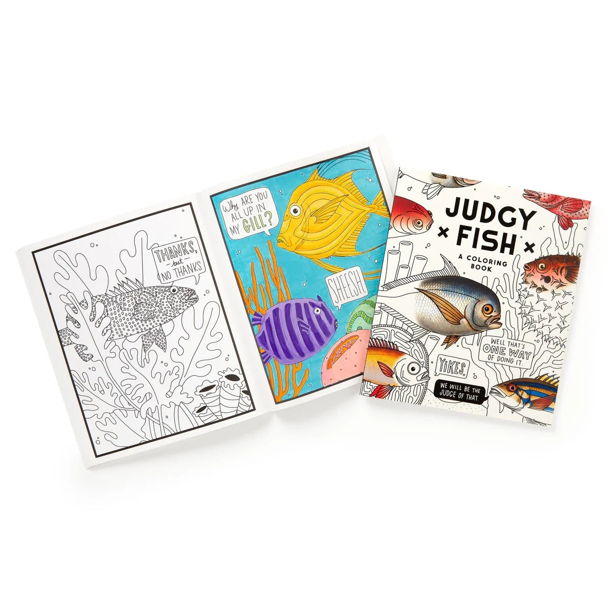 Judgy Fish Coloring Book - Brass Monkey Goods