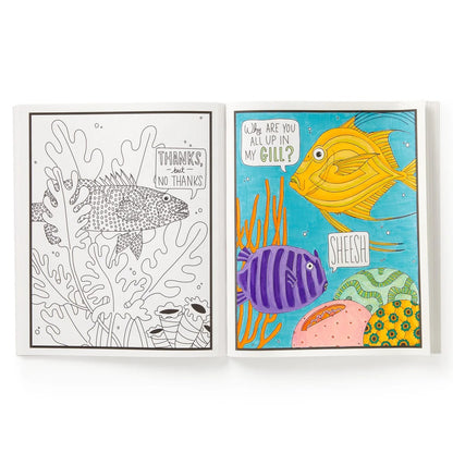 Judgy Fish Coloring Book - Brass Monkey Goods