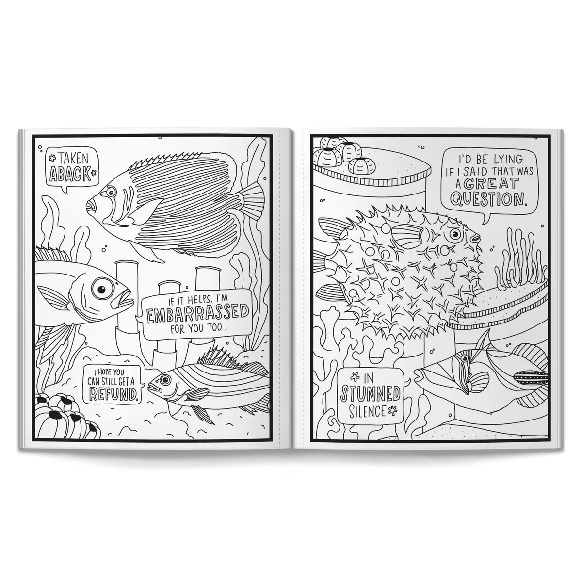 Judgy Fish Coloring Book - Brass Monkey Goods