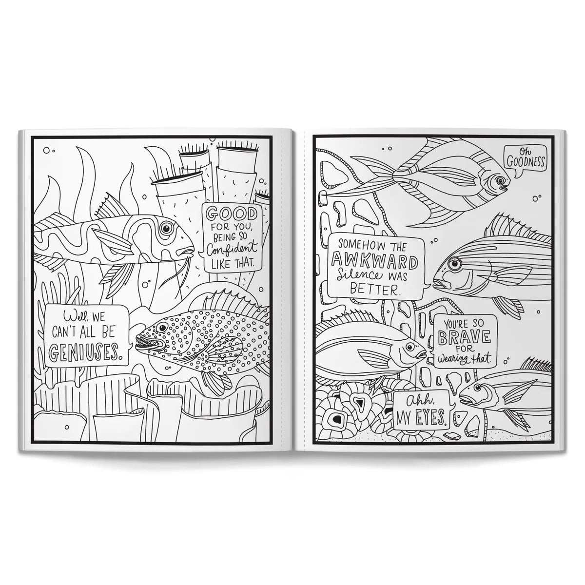 Judgy Fish Coloring Book - Brass Monkey Goods