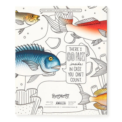 Judgy Fish Coloring Book - Brass Monkey Goods