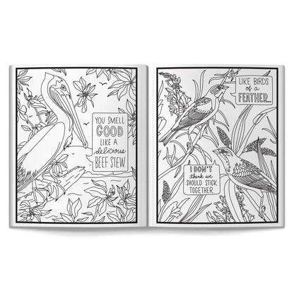 Brass Monkey Goods Salty Birds Coloring Book