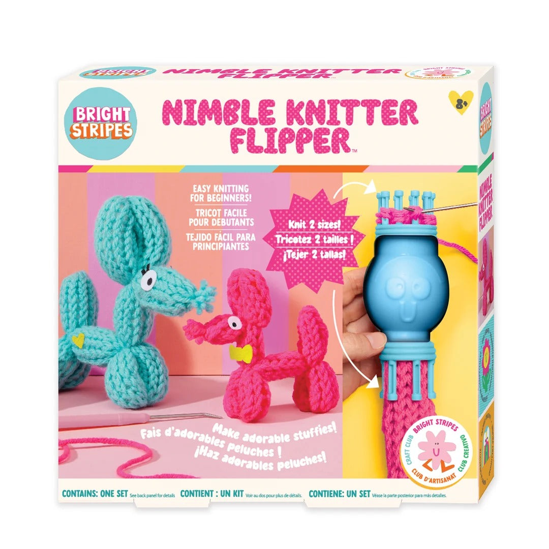 Bright Stripes Nimble Knitter Flipper