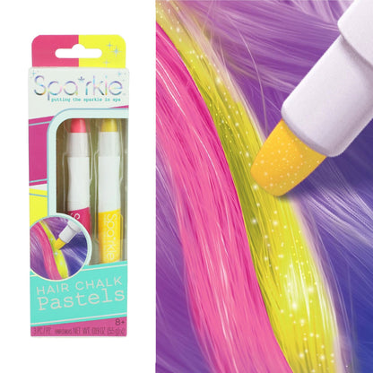 Spa*rkle Hair Chalk Pastels - 2 Pack Magenta and Yellow