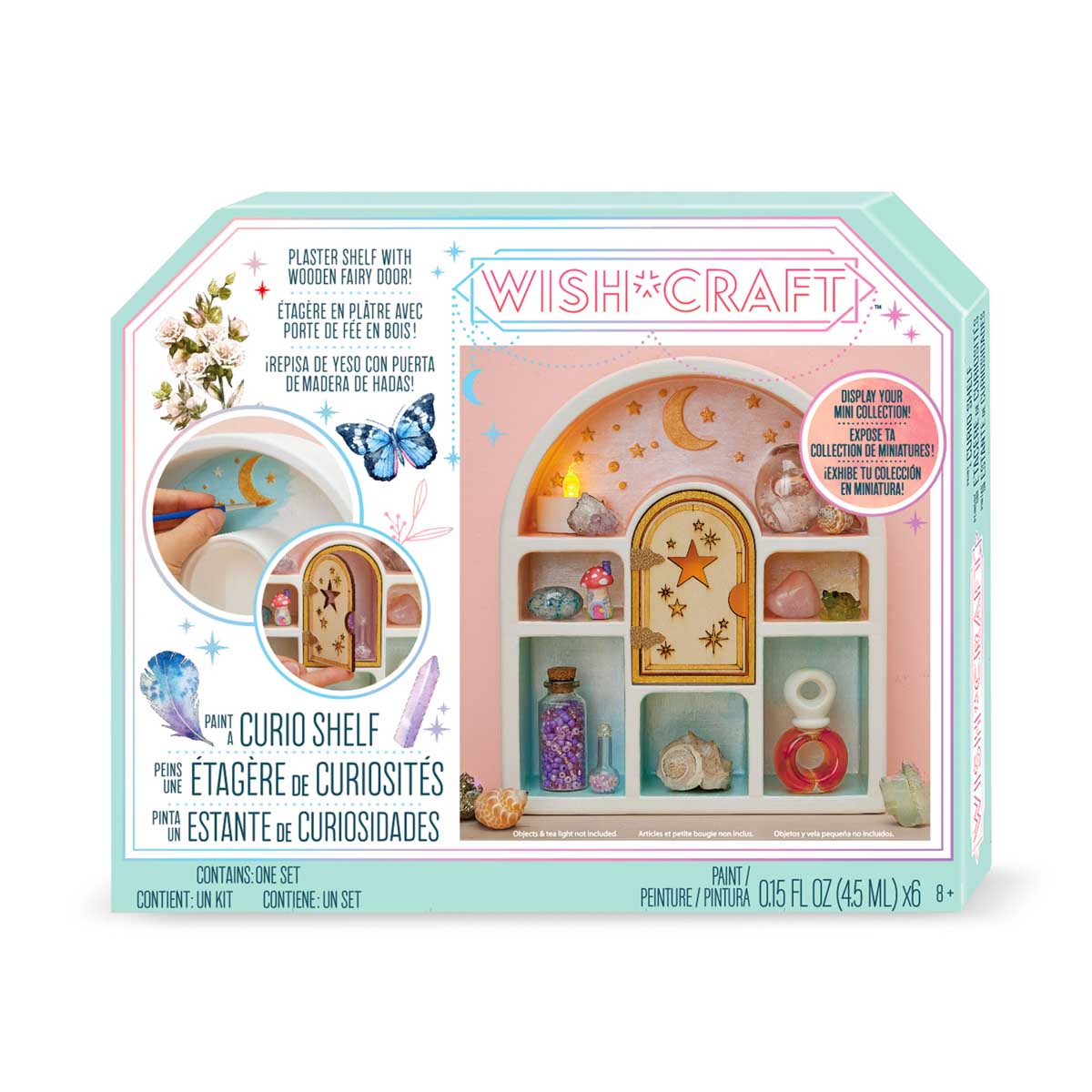 Bright Stripes WishCraft Paint a Curio Shelf