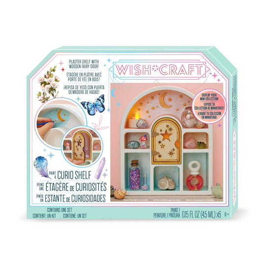 Bright Stripes WishCraft Paint a Curio Shelf