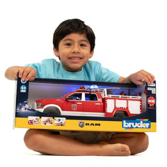 Bruder RAM Fire and Rescue Truck with Lights and Sound Module