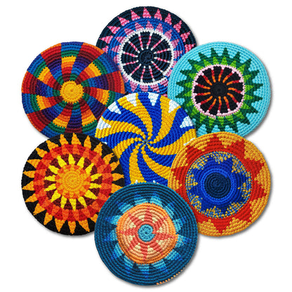 Buena Onda Games Poseidon Woven Floating Discs - 7.25” - Color and Pattern Examples