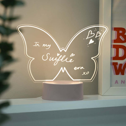 Butterfly Write On Acrylic Light Fizz Creations
