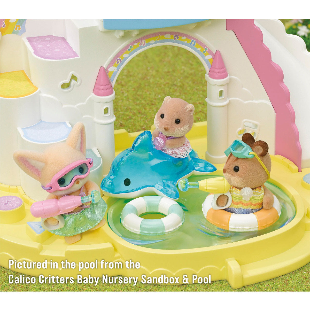 Calico Critters Baby Nursery Friends Pool Fun Trio Happy Up Inc Toys Games