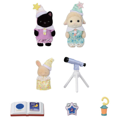 Calico Critters Baby Nursery Friends Sleepover Trio