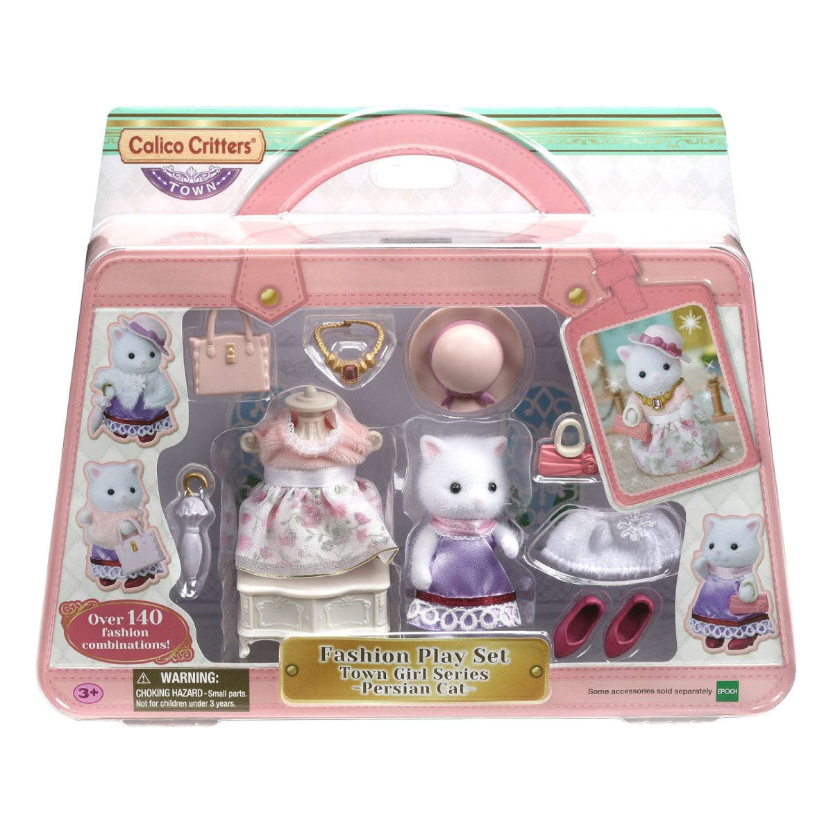 Calico Critters Town Fashion Play Set - Persian Cat