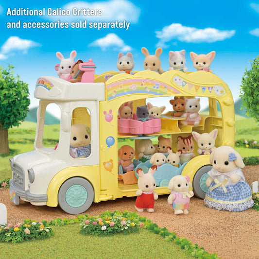 Calico Critters Baby Rainbow Fun Nursery Bus