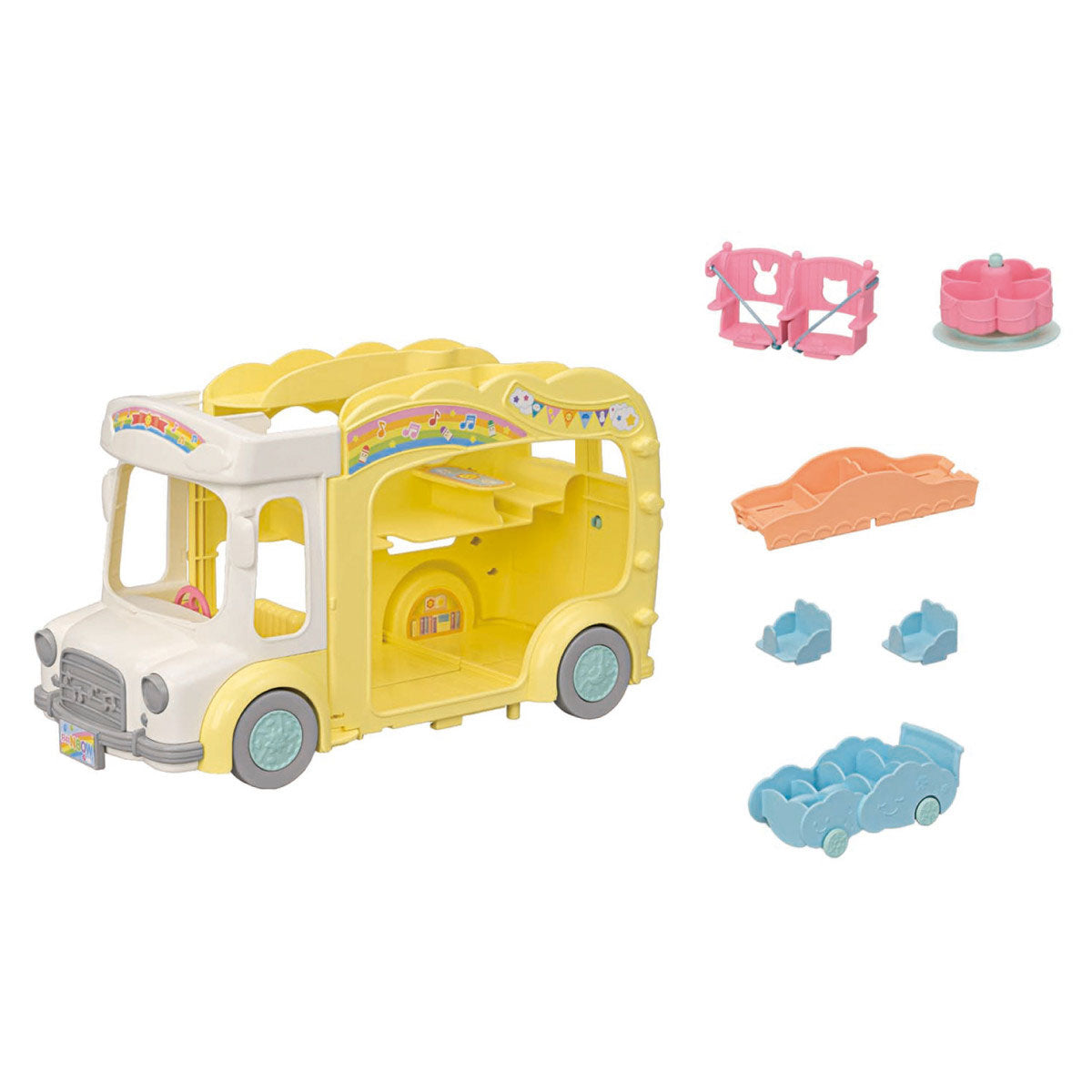 Calico Critters Baby Rainbow Fun Nursery Bus