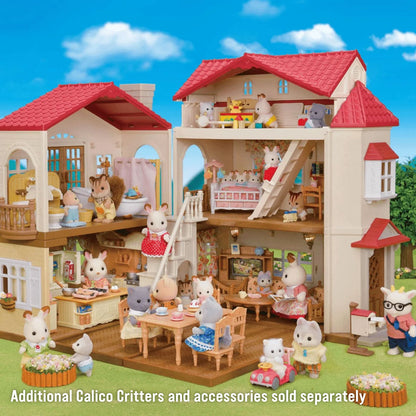 Calico Critters Red Roof Country Home with Secret Attic Gift Set