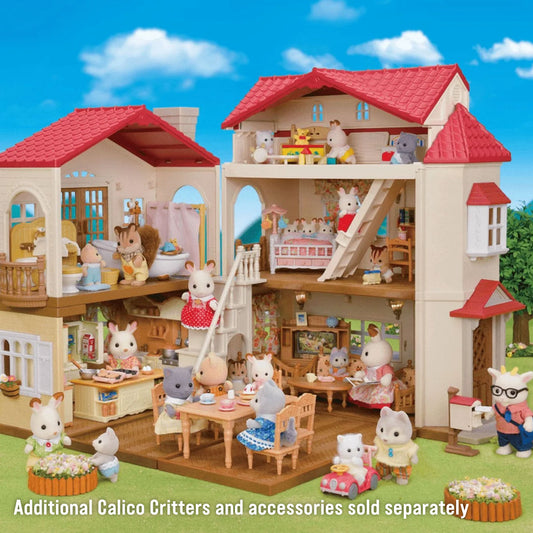 Calico Critters Red Roof Country Home with Secret Attic Gift Set