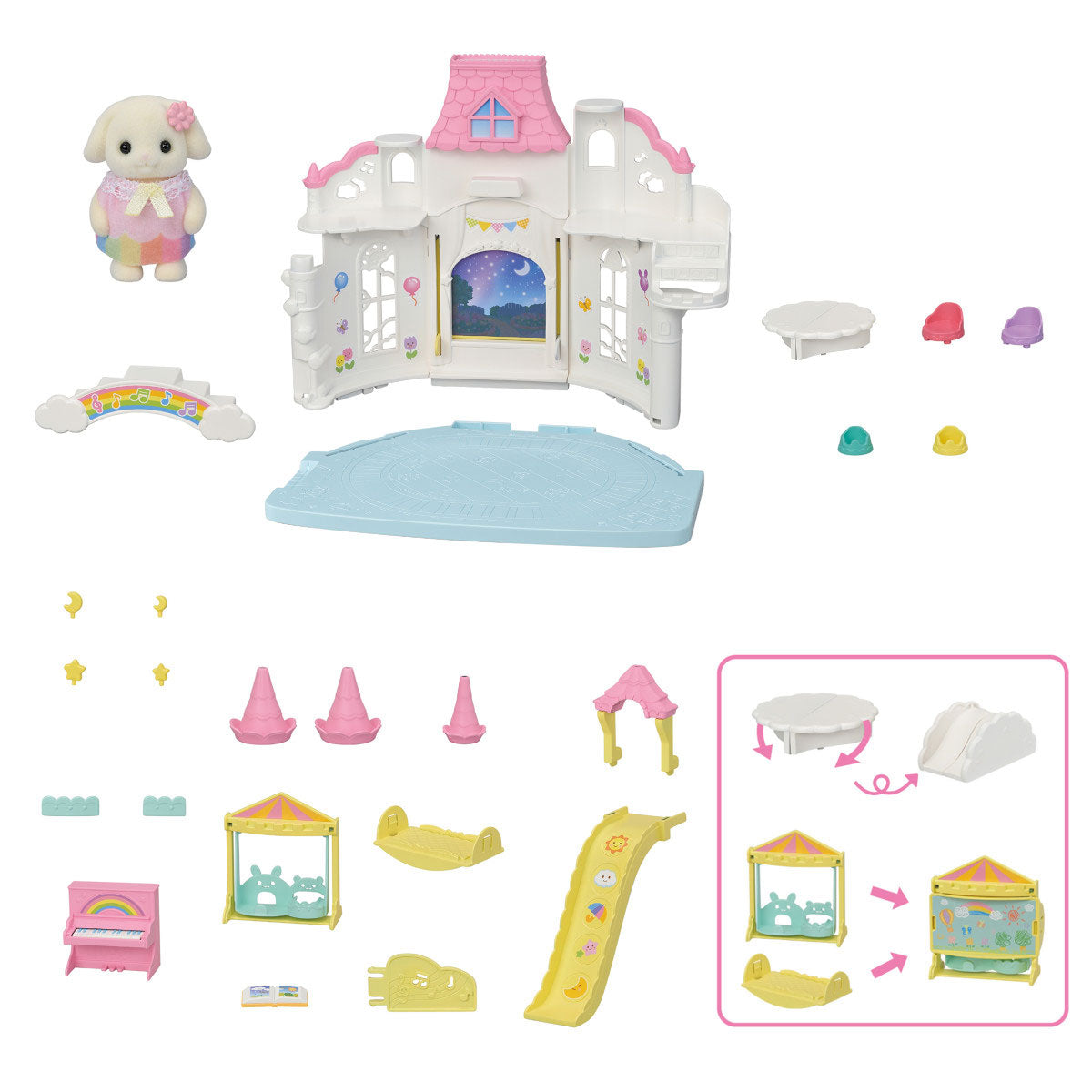 Calico Critters Baby Sunny Castle Nursery