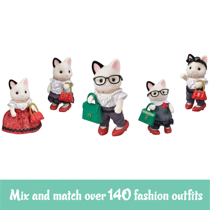 Calico Critters Town Fashion Play Set - Tuxedo Cat